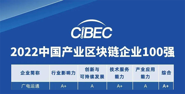 釋放發(fā)展新動(dòng)能，廣電運(yùn)通區(qū)塊鏈領(lǐng)域獲多項(xiàng)榮譽(yù)